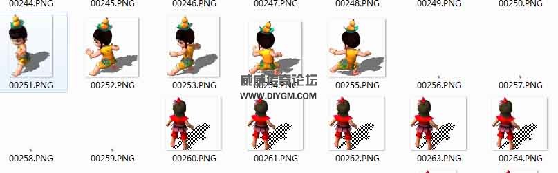 葫芦娃传奇怪物宠物素材